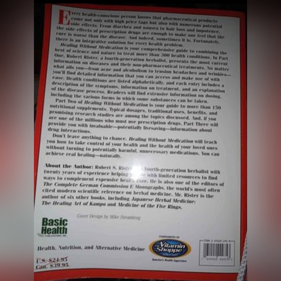 Healing Without Medication by Robert S. Rister - VERY gently used - Picture 2 of 3